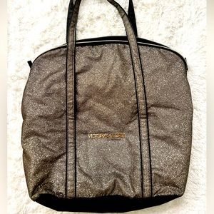 Black and Gold glitter VS gym bag.  Gently used.